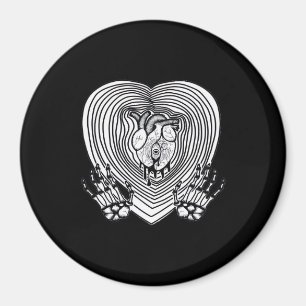 Imã Crying Heart Classic - Skeleton mãos Heart