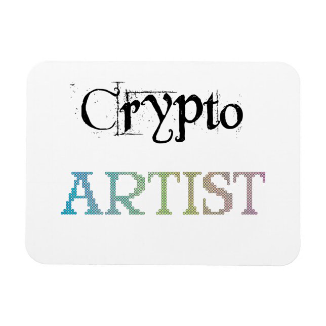 Ímã Crypto Artist Light (Horizontal)