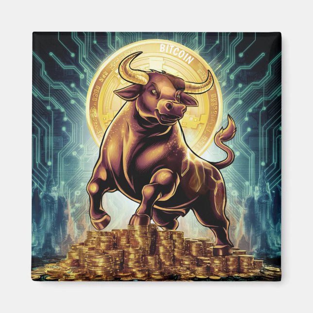 Imã Crypto Bull (Frente)