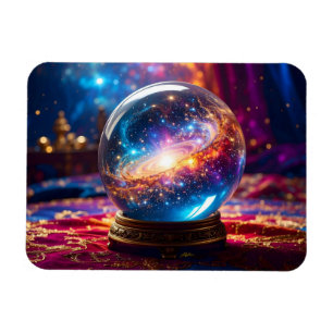 Ímã Crystal Ball - Vejo Um Evento Cósmico No Seu Futur