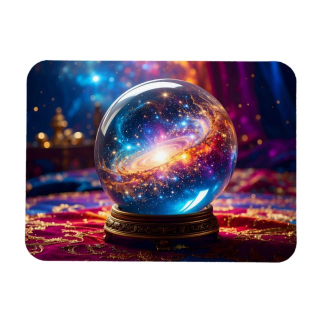 Ímã Crystal Ball - Vejo Um Evento Cósmico No Seu Futur (Horizontal)