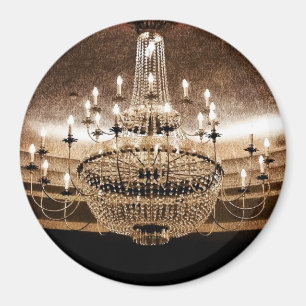 Imã Crystal Chandelier Dazzle Glitz Glam Glamou Magnet