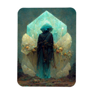 Ímã Crystal Guardian Alien Sci-Fi Fantasy