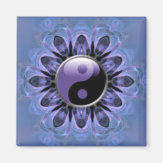 Imã Crystal Hearple Yin Yang Magnet