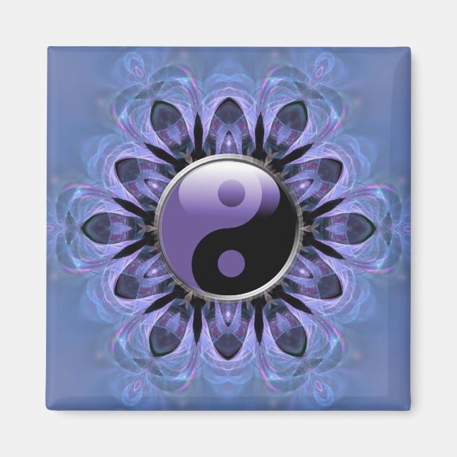 Imã Crystal Hearple Yin Yang Magnet (Frente)