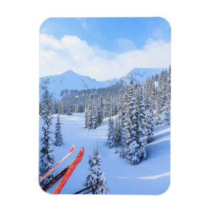 Ímã Crystal Mountain Ski Resort, perto de Mt. Rainier 
