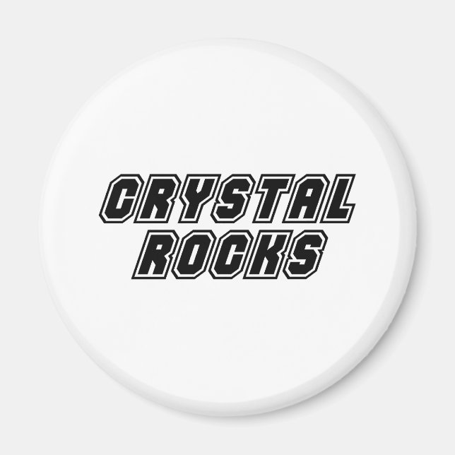 Imã Crystal Rocks (Frente)