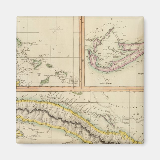 Imã Cuba, Bahama I, Bermudas (Frente)