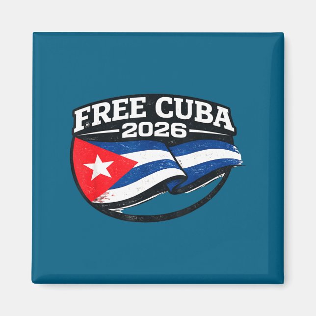 Imã Cuba Cuba Libre Donroe Doctrine Design (Frente)