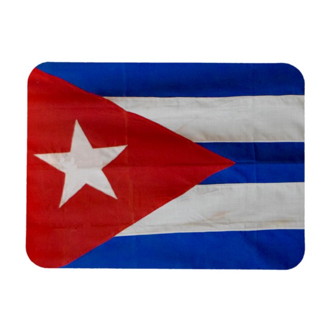 Ímã Cuba Flag Flexible Photo Magnet (Horizontal)
