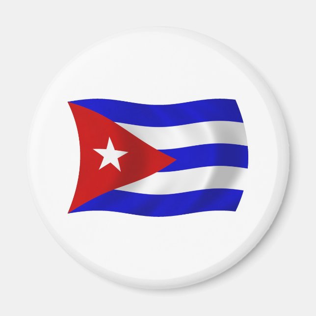 Imã Cuba Flag Magnet (Frente)