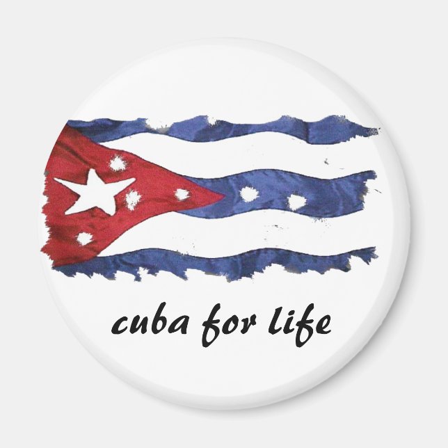 Imã cuba para vida (Frente)