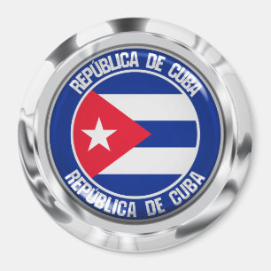 Imã Cuba Round Emblem