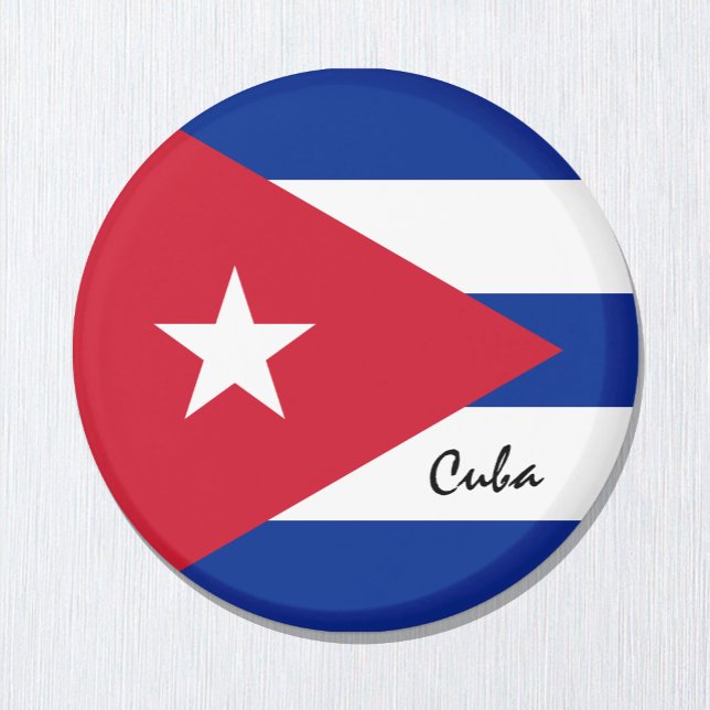 Imã Cuban Flag Magnet, holiday, Cuba (Criador carregado)