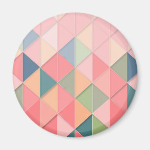 Imã CUBISM pastel Shades GEOMETRIC - ADICIONAR MONOGRA