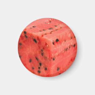 Imã Cubo original de Comida de Melancia Vermelha doce 