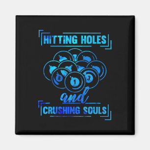 Imã Cue Funny Billiards - Jogador De Piscina Engraçado
