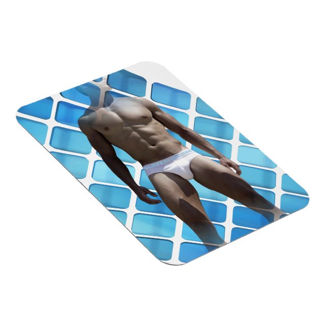 Ímã Cueca do Homem de SlipperyJoe, abdominais masculin (Lado Direito)