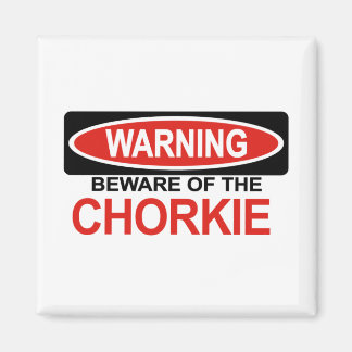 Imã Cuidado Com Chorkie