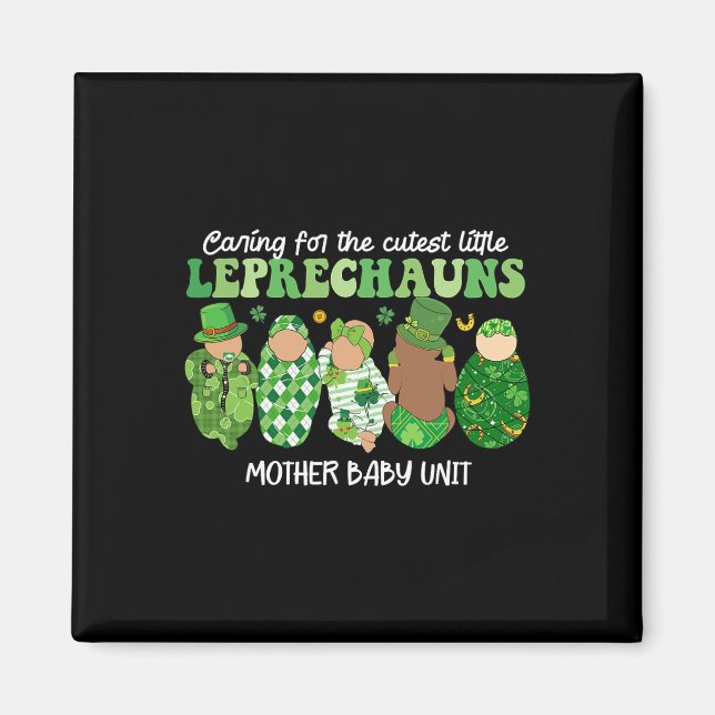 Imã Cuidando Da Mãe Mais Justa De Leprechauns Por (Frente)