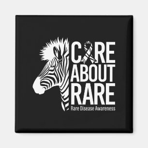 Imã Cuide da consciência da doença rara fita zebra 