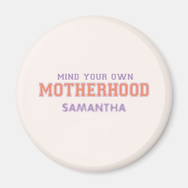 Imã Cuide da sua própria maternidade (Frente)