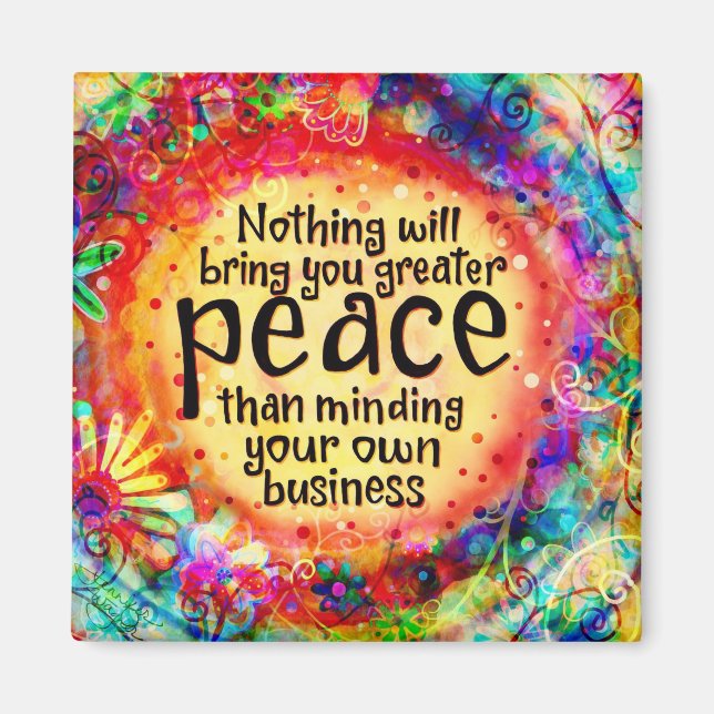 Imã Cuide de sua própria arte comercial (Frente)