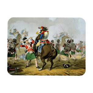 Ímã Cuirassiers franceses na Batalha de Waterloo, Char