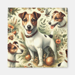 Imã Cuja Vintage Jack Russell Terrier