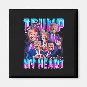 Imã Culpado Por Roubar Meu Coração Rosa Trump Trump Ga