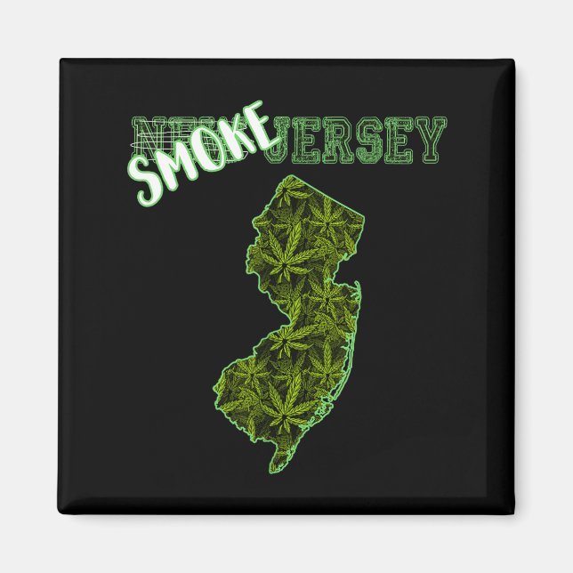 Imã Cultura de Maconha de Nova Jersey Engraçada  (Frente)