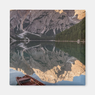 Imã Cumes da dolomite Pragser Wildsee Tirol,