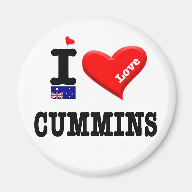 Imã CUMMINS - Eu Amo (Frente)