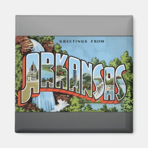 Imã Cumprimentos de Arkansas, vintage