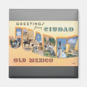 Imã Cumprimentos de Ciudad Juarez México velho,