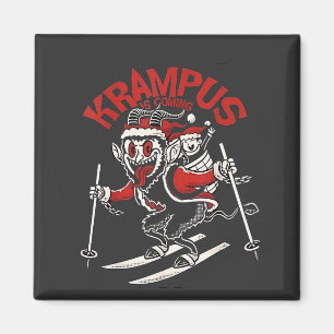 Imã Cumprimentos de Natal do Diabo do Natal Krampus