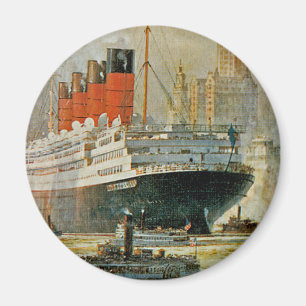 Imã Cunarder em Nova York