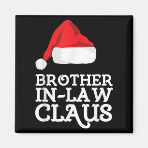 Imã Cunhado Claus Christmas Santas Pajama Famil