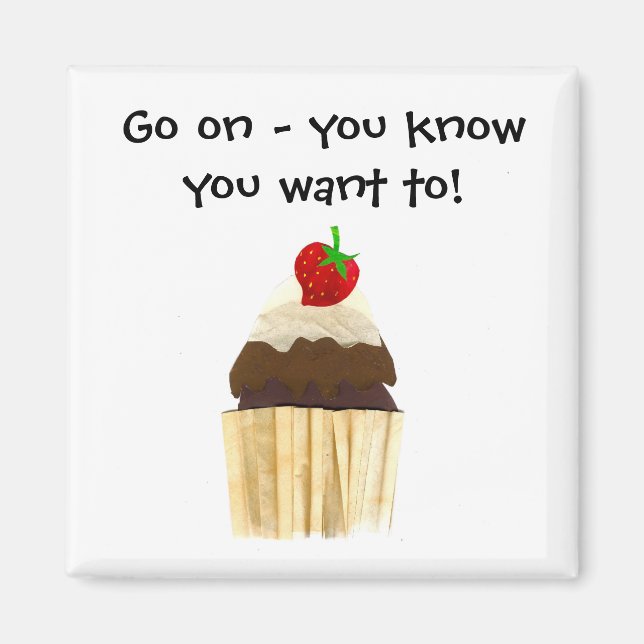 Imã Cupcake (Frente)