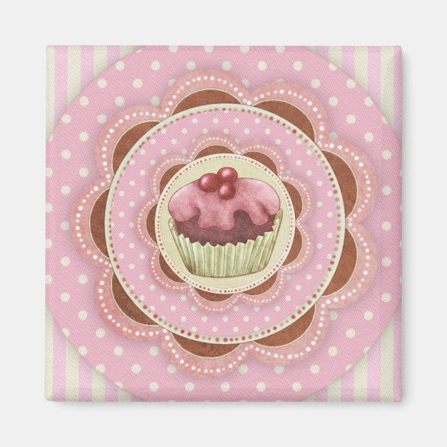 Imã Cupcake (Frente)