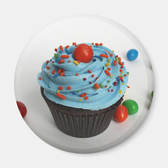 Imã cupcake com gelo (Frente)