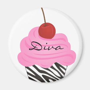 Imã Cupcake da diva