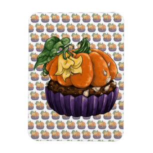 Ímã Cupcake de abóbora