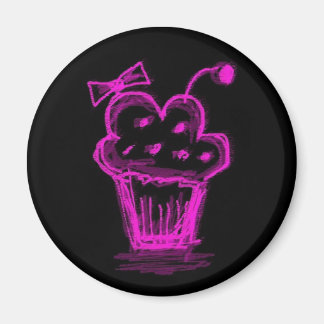 Imã Cupcake de íman do Katieboy rosa