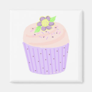 Imã Cupcake de Pastel