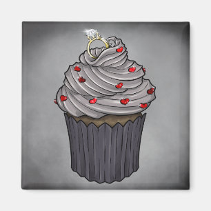 Imã Cupcake de proposta doce