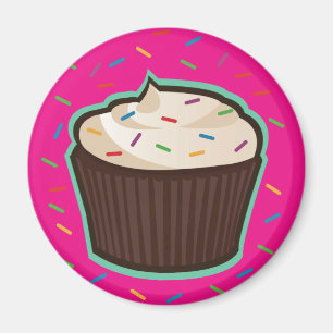 Imã Cupcake do chocolate