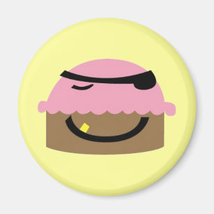 Imã Cupcake do pirata