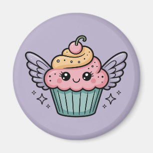 Imã Cupcake Kawaii