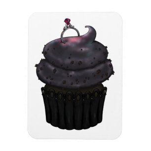 Ímã Cupcake Noivado doce